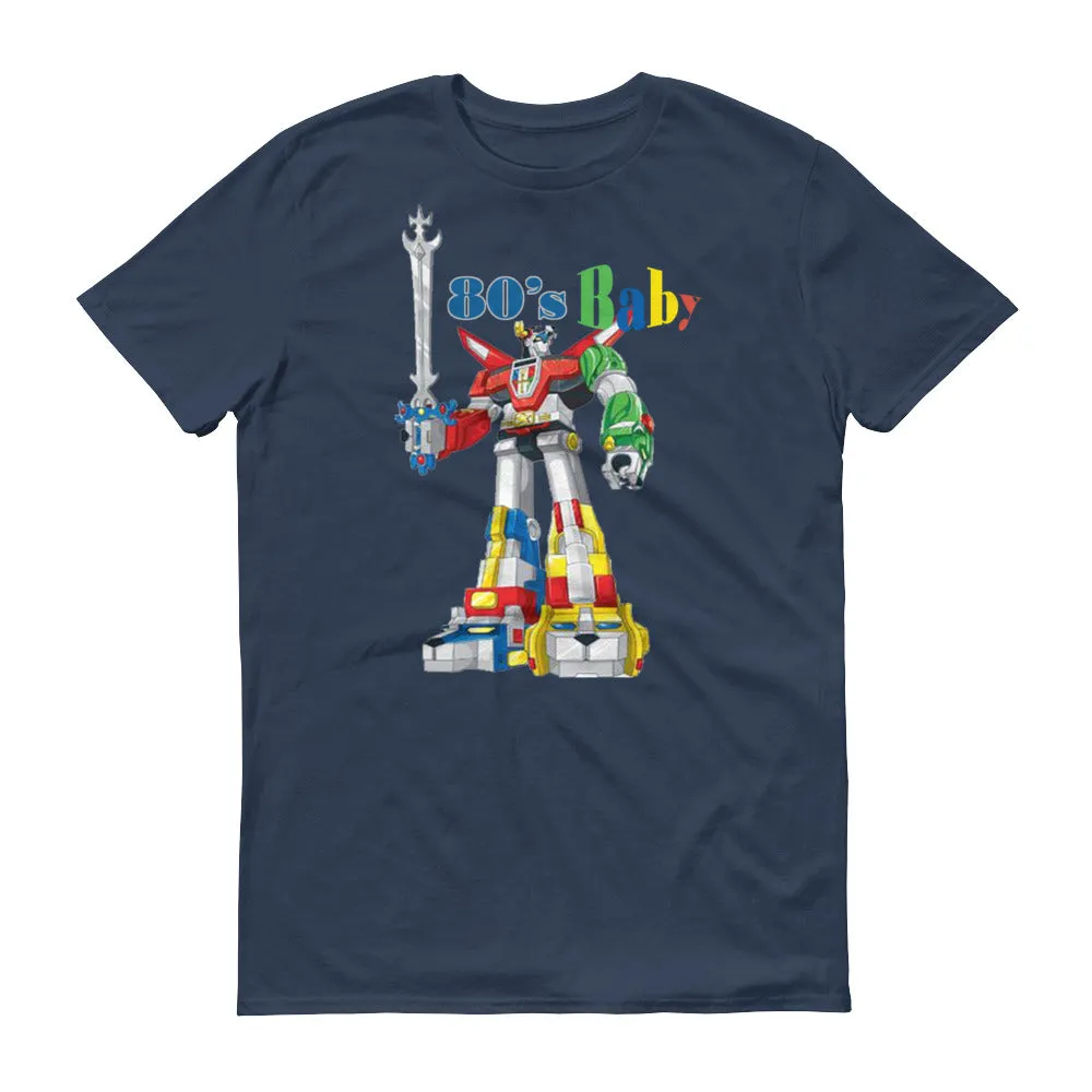 80's Baby - Voltron- Men's Short-Sleeve T-Shirt