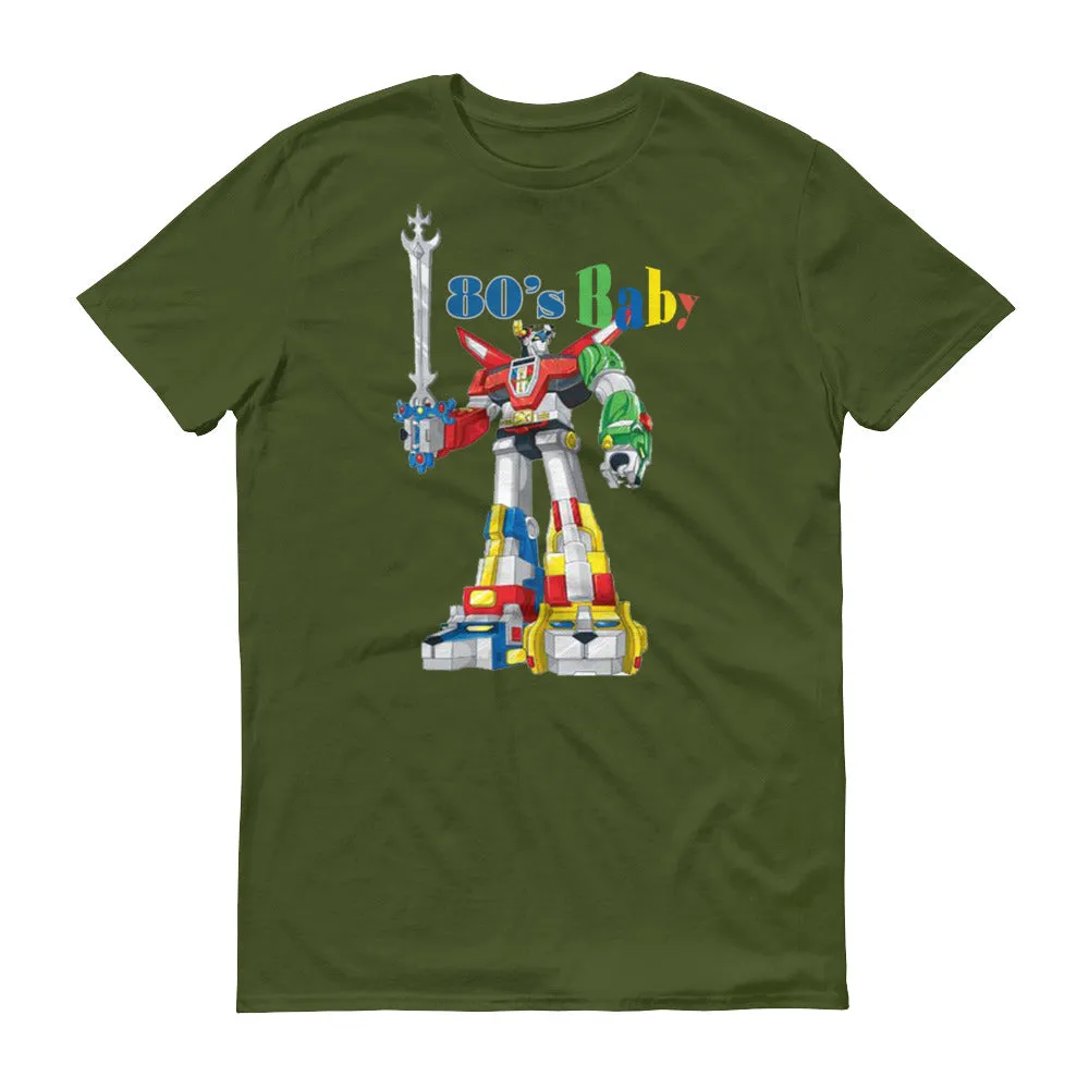 80's Baby - Voltron- Men's Short-Sleeve T-Shirt