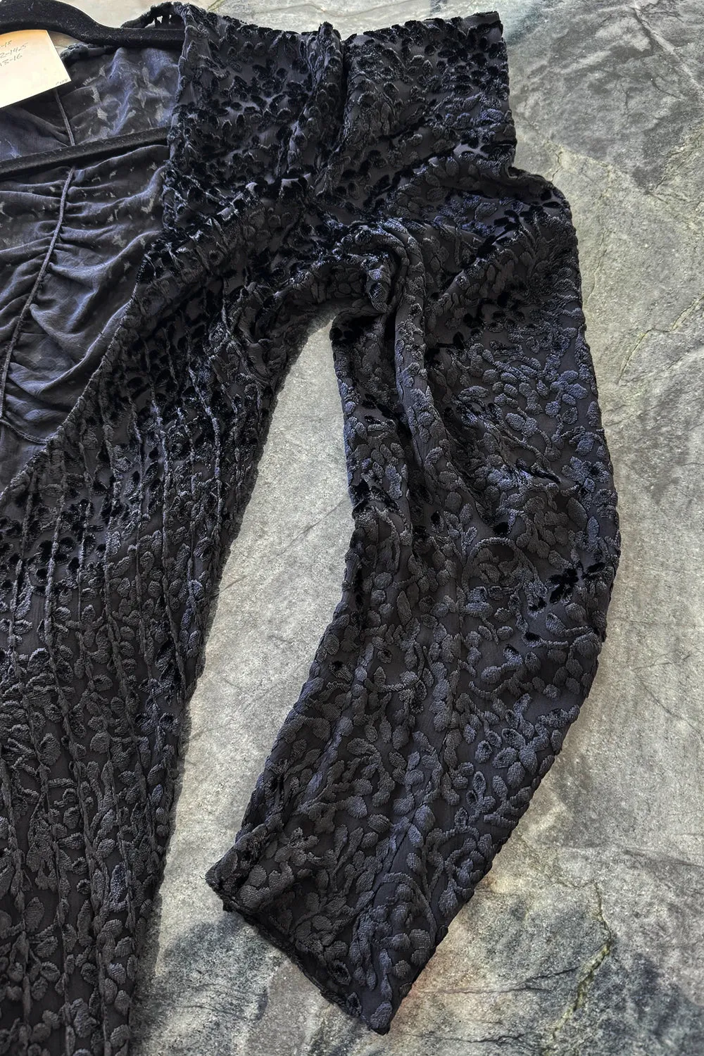 Amazing Fall 2002 Christian Dior by John Galliano Runway Look 32 Bias Cut Silk Velvet Devore Backless Dress