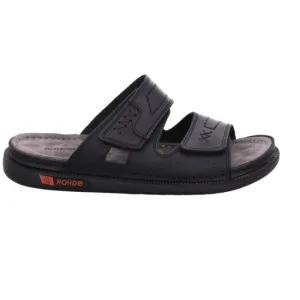 'Cento' men's outdoor slide strap sandal - black