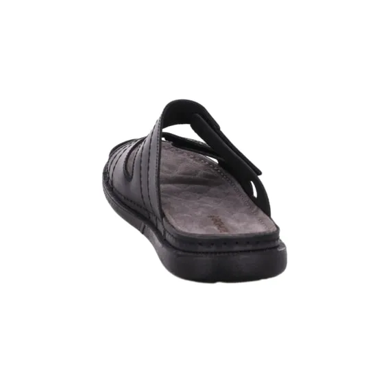 'Cento' men's outdoor slide strap sandal - black