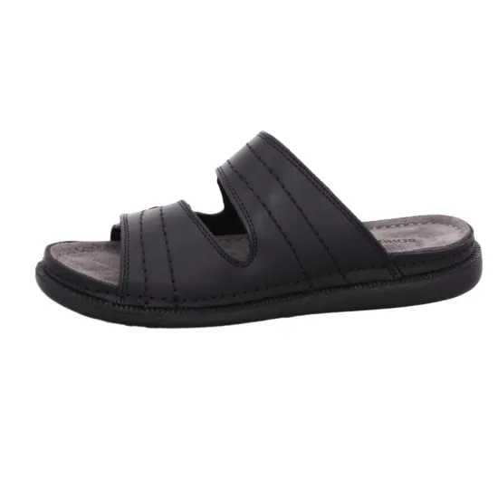 'Cento' men's outdoor slide strap sandal - black