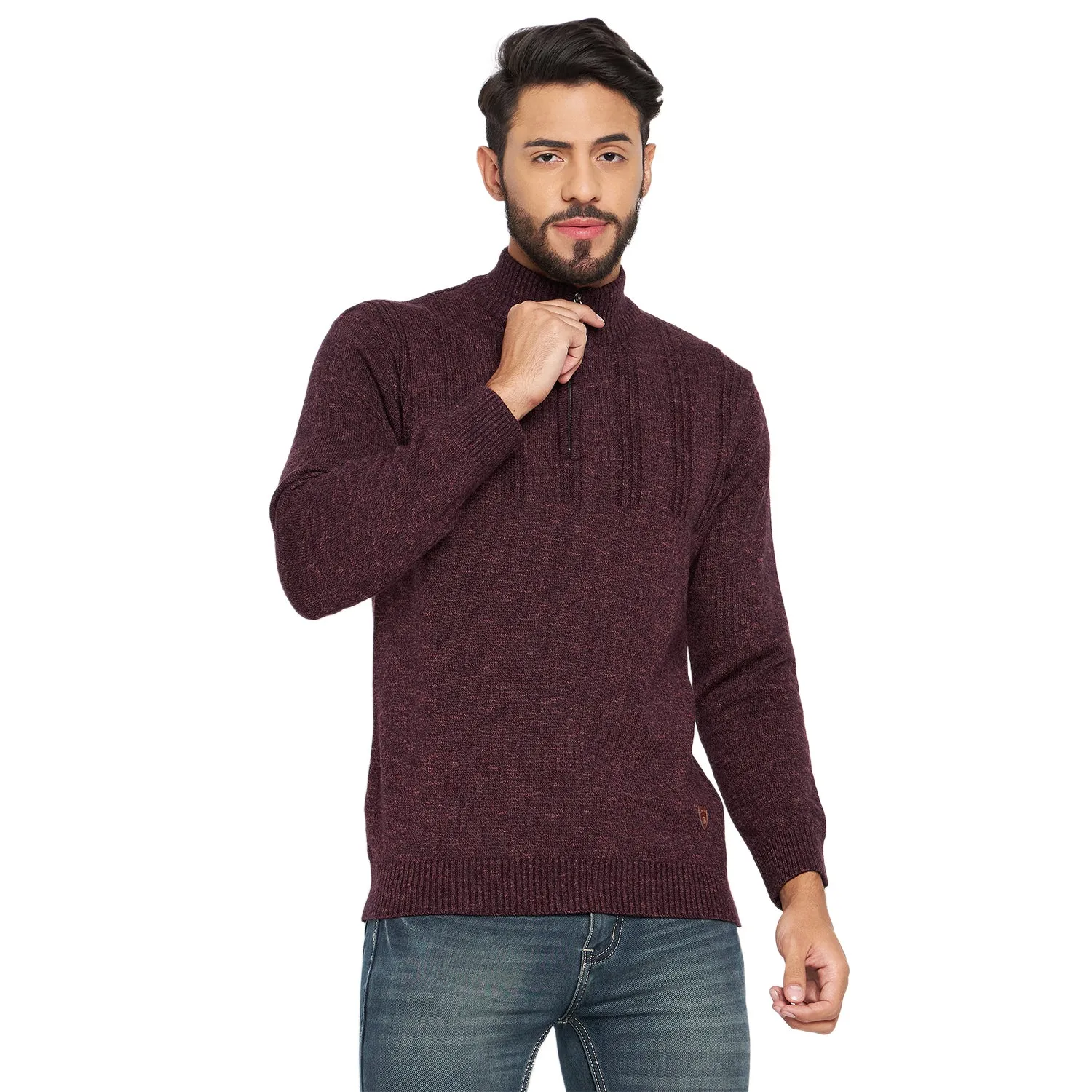 Duke Stardust Men Full Sleeve High Neck Pullover (SDS2081)