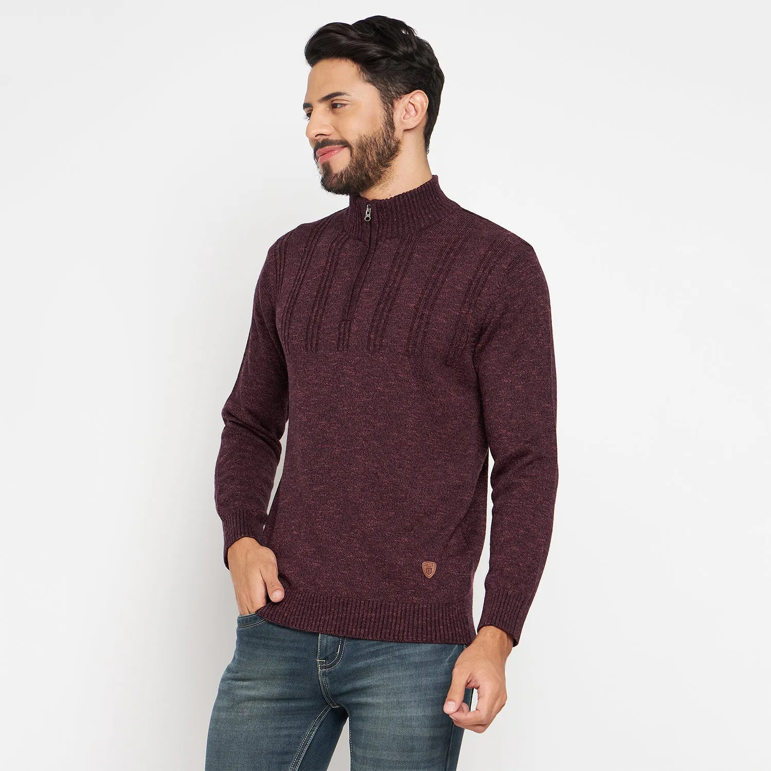 Duke Stardust Men Full Sleeve High Neck Pullover (SDS2081)