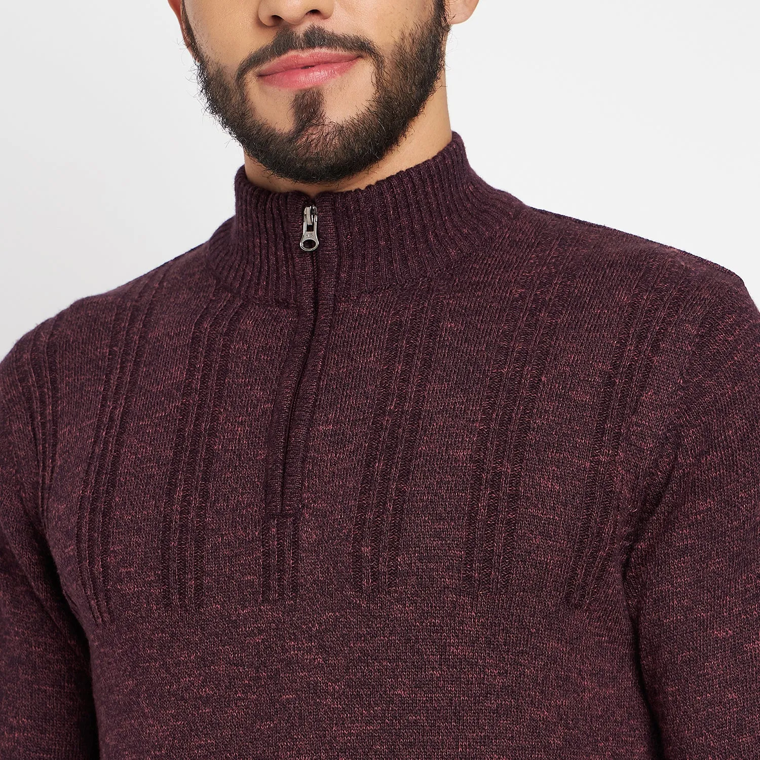 Duke Stardust Men Full Sleeve High Neck Pullover (SDS2081)