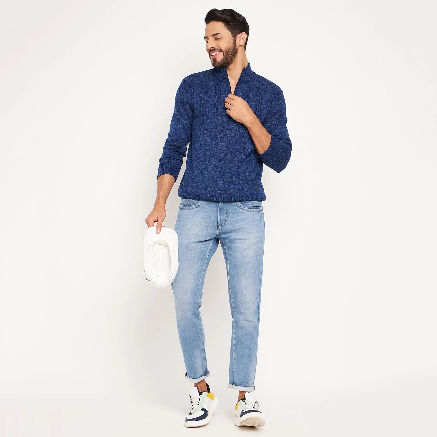 Duke Stardust Men Full Sleeve High Neck Pullover (SDS2081)
