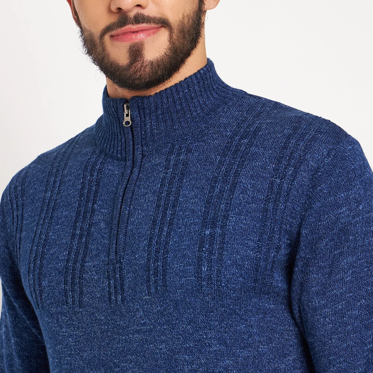 Duke Stardust Men Full Sleeve High Neck Pullover (SDS2081)