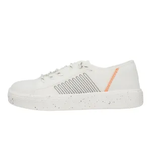 Hey Dude Women's Cody W Sport Heathered Mesh White Size 9 | Women's Shoes | Women Slip-on Sneakers | Comfortable & Light-Weight