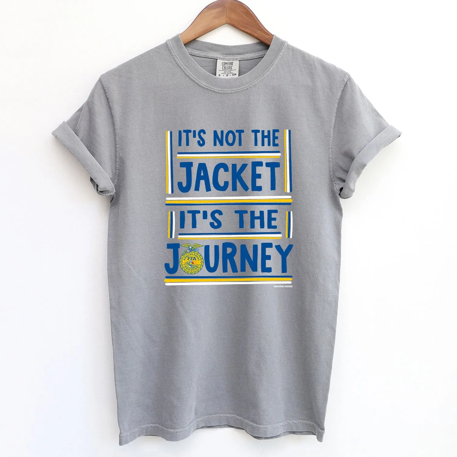 It's not the jacket it's the journey ComfortWash/ComfortColor T-Shirt (S-4XL) - Multiple Colors!