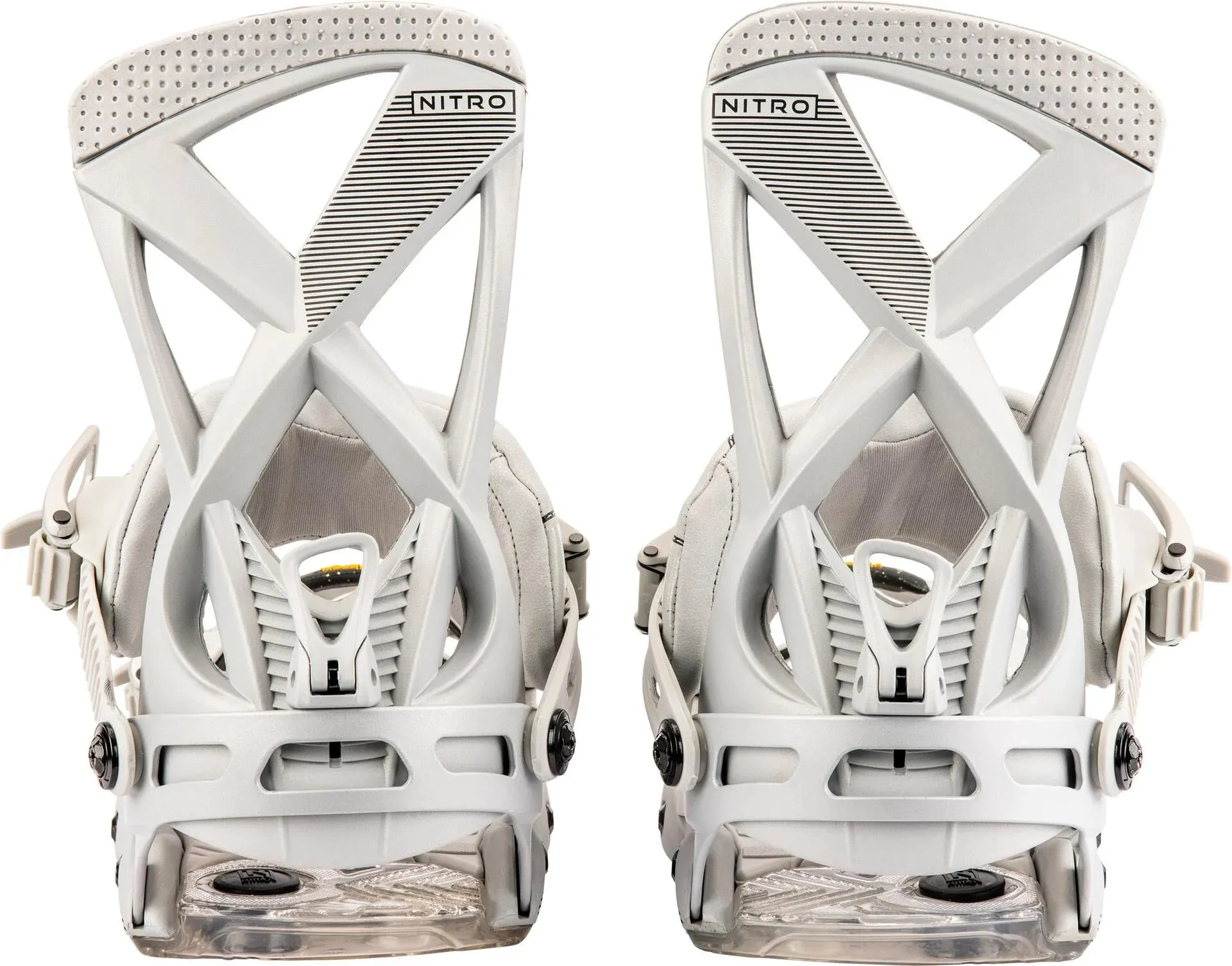 Nitro Phantom Mens Snowboard Bindings Cool Grey