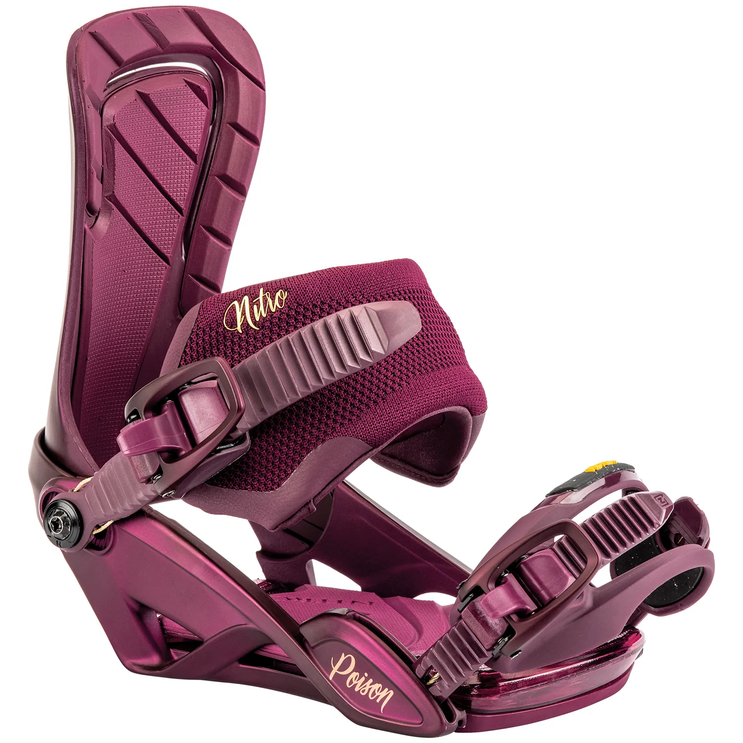 Nitro Poison Womens Snowboard Bindings Wine