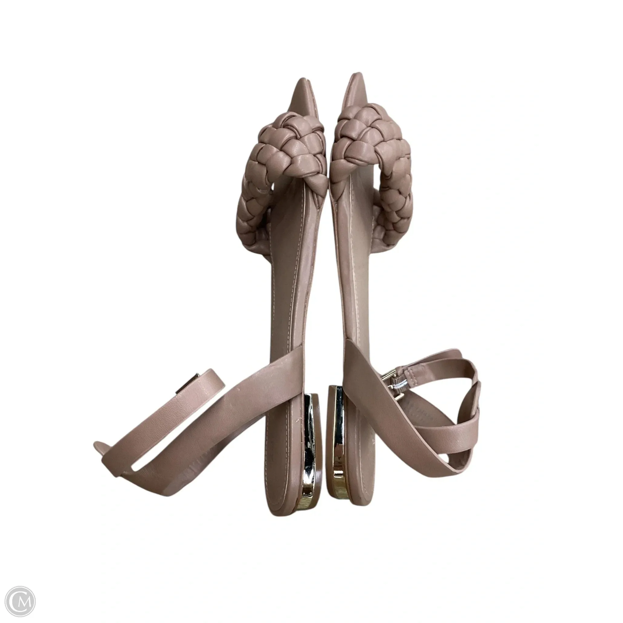 Sandals Flats By Aldo In Beige, Size: 8.5