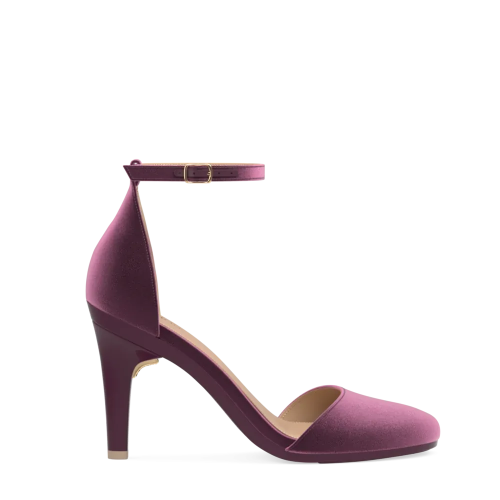 The Jocelyn - Sugar Plum Velvet 4 Stiletto - FINAL SALE