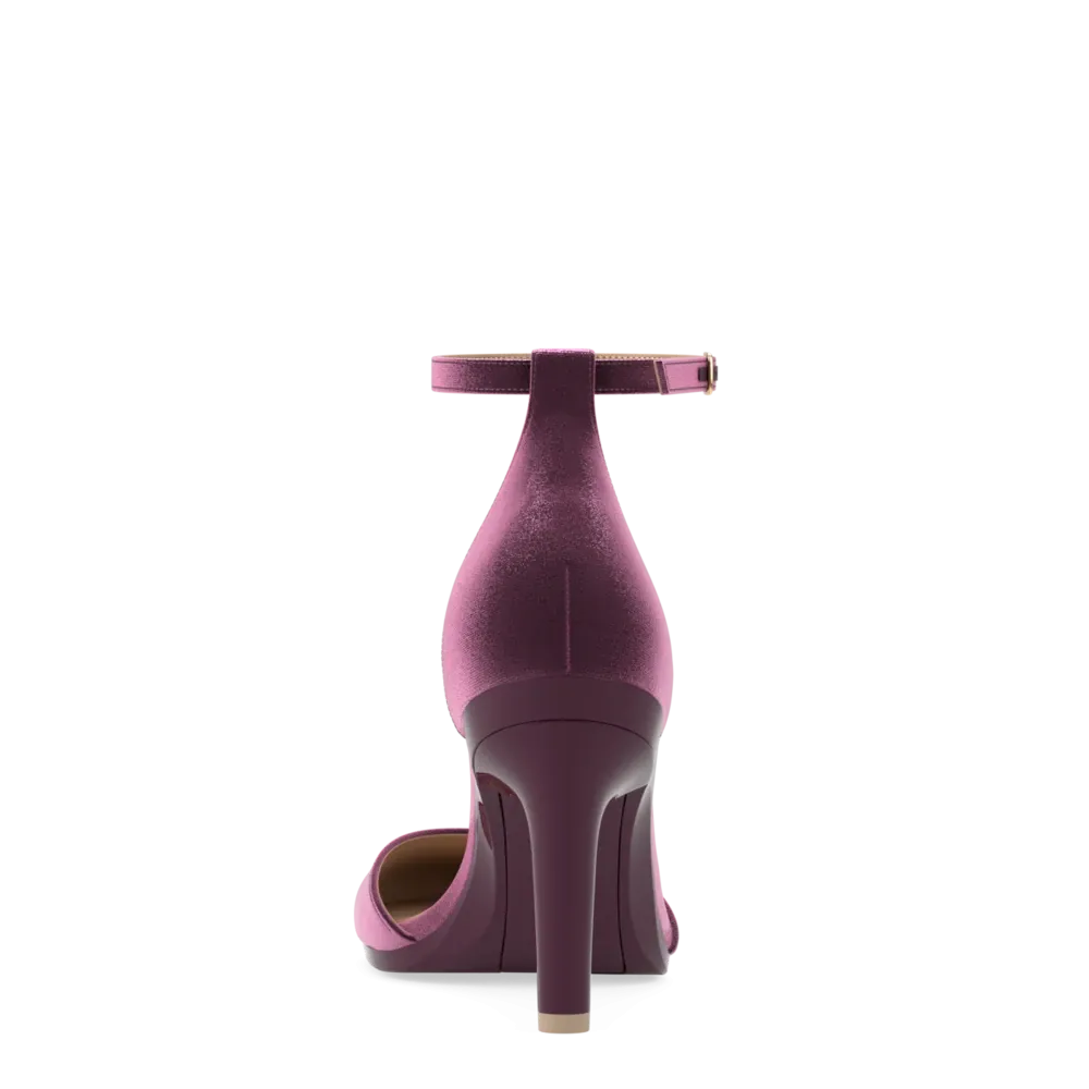 The Jocelyn - Sugar Plum Velvet 4 Stiletto - FINAL SALE